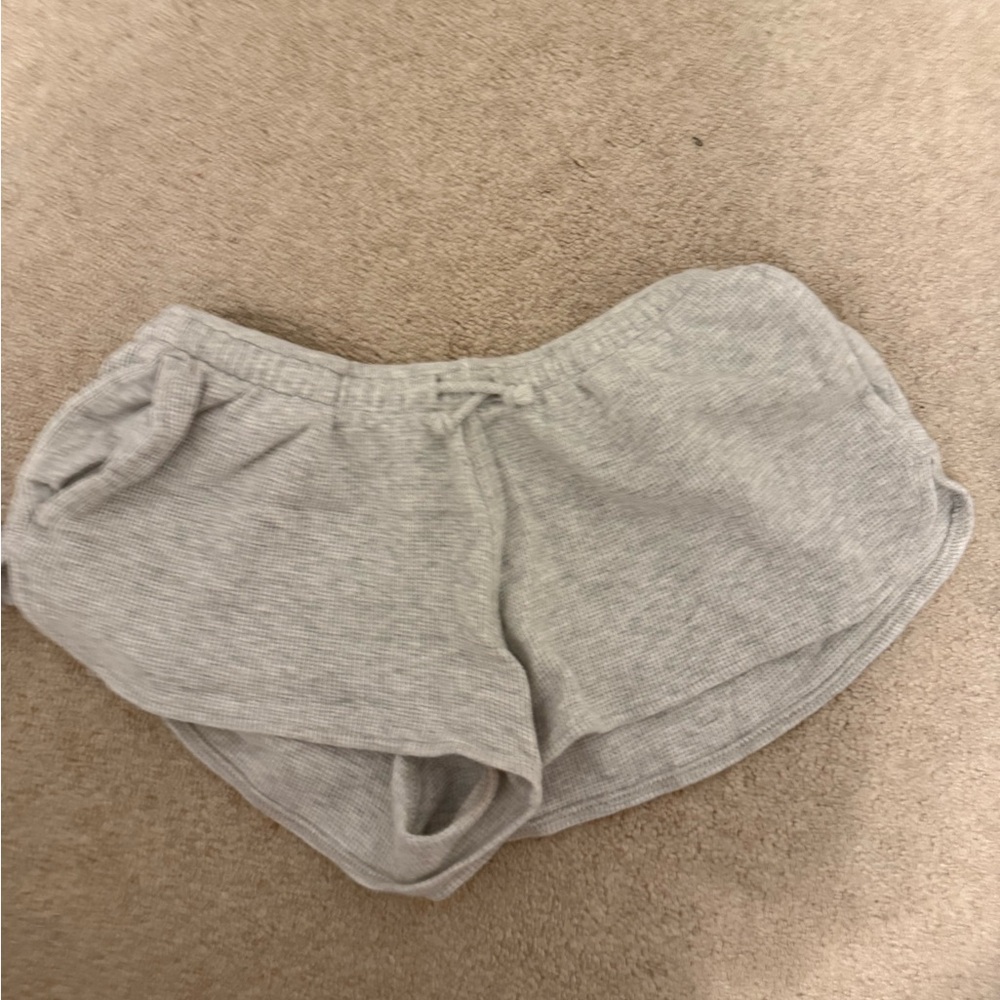 Brandy Melville Grey Summer Thermal Shorts
